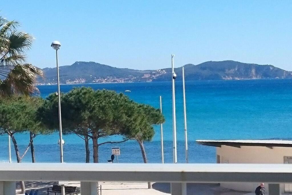 T3 Sur La Plage Vue Feerique Mer,Wifi, Parking Inclus , Clim La Ciotat Eksteriør billede